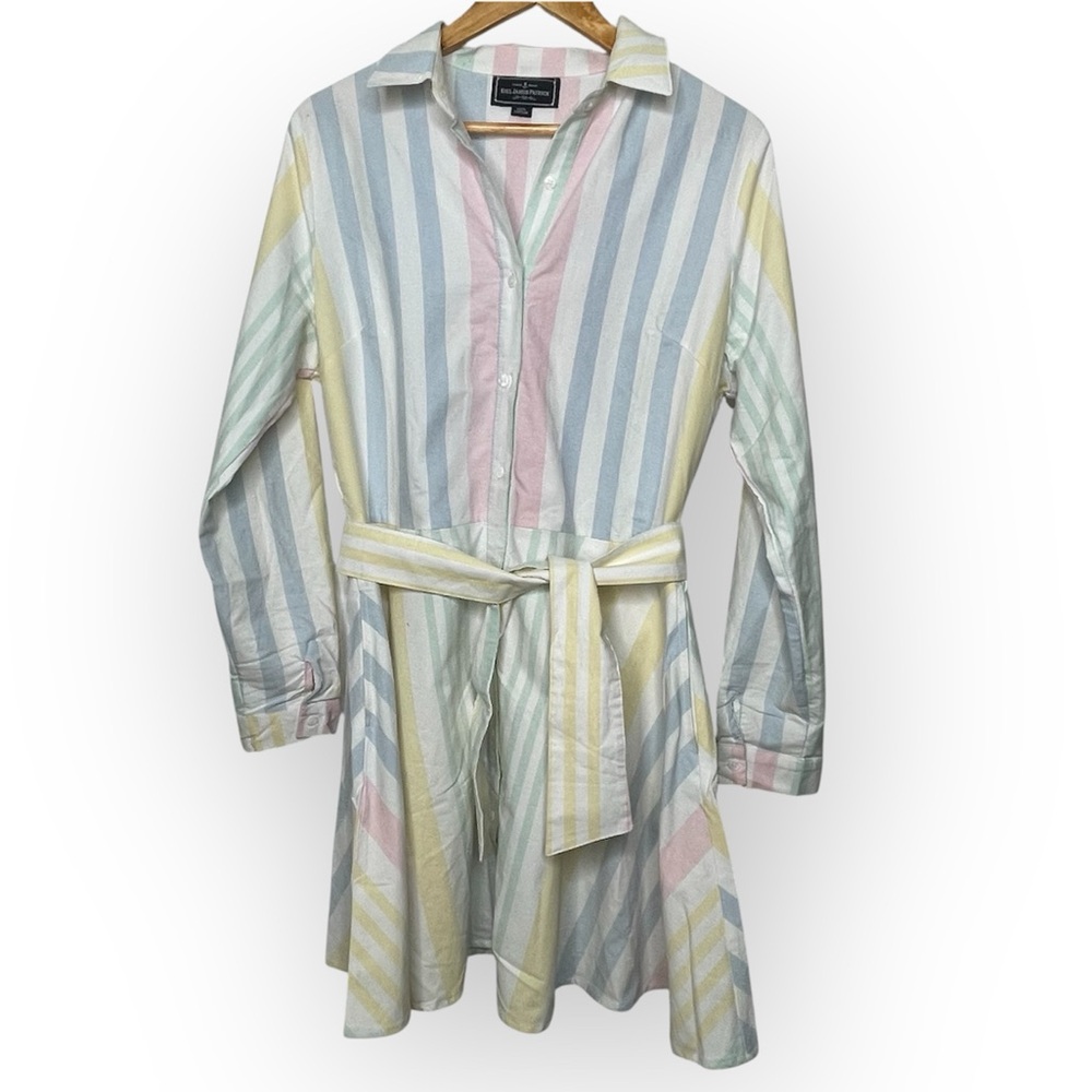 Kiel James Patrick stripes shirt dress xl
